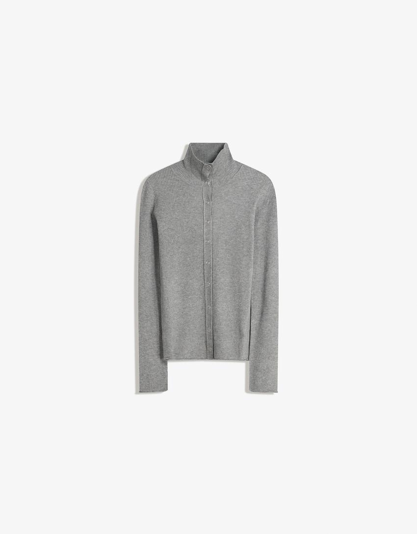 RIPPSTRICKJACKE