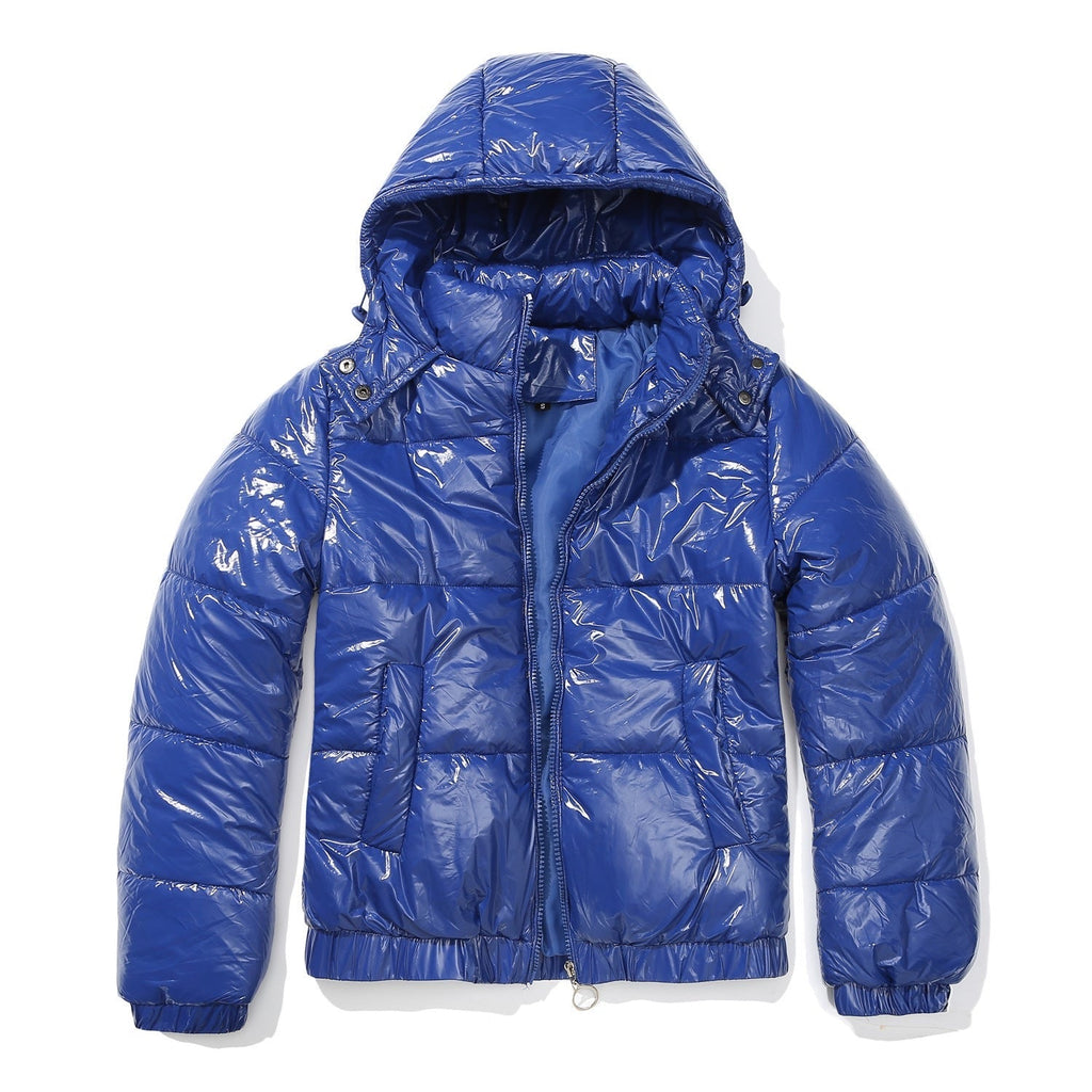 CRIMSON BLUE PUFFER JACKET