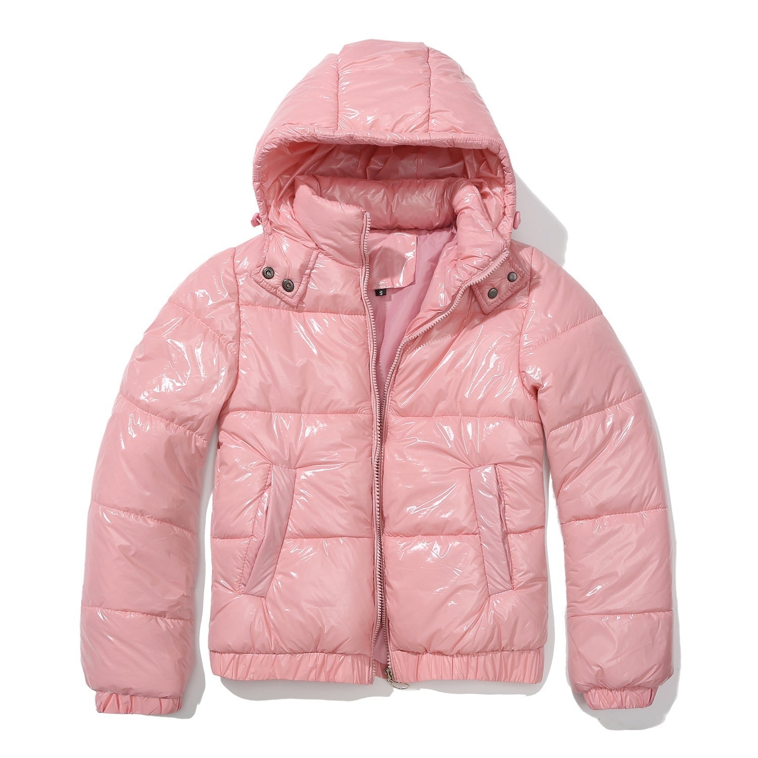 CRIMSON PINK PUFFER JACKET