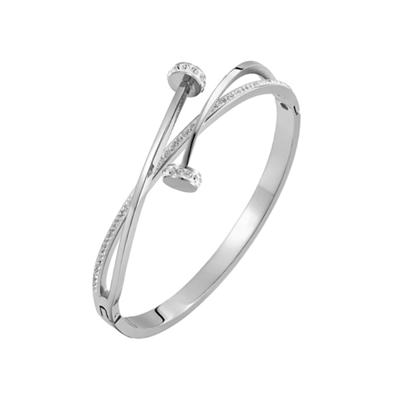 Nagel Kristall Diamant Armband