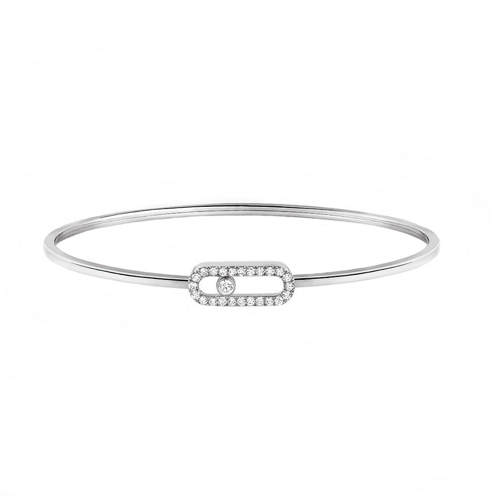Mollyanne Bangle (silver & gold & rose gold)