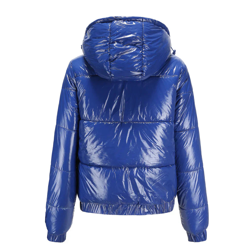 CRIMSON BLACK PUFFER JACKET