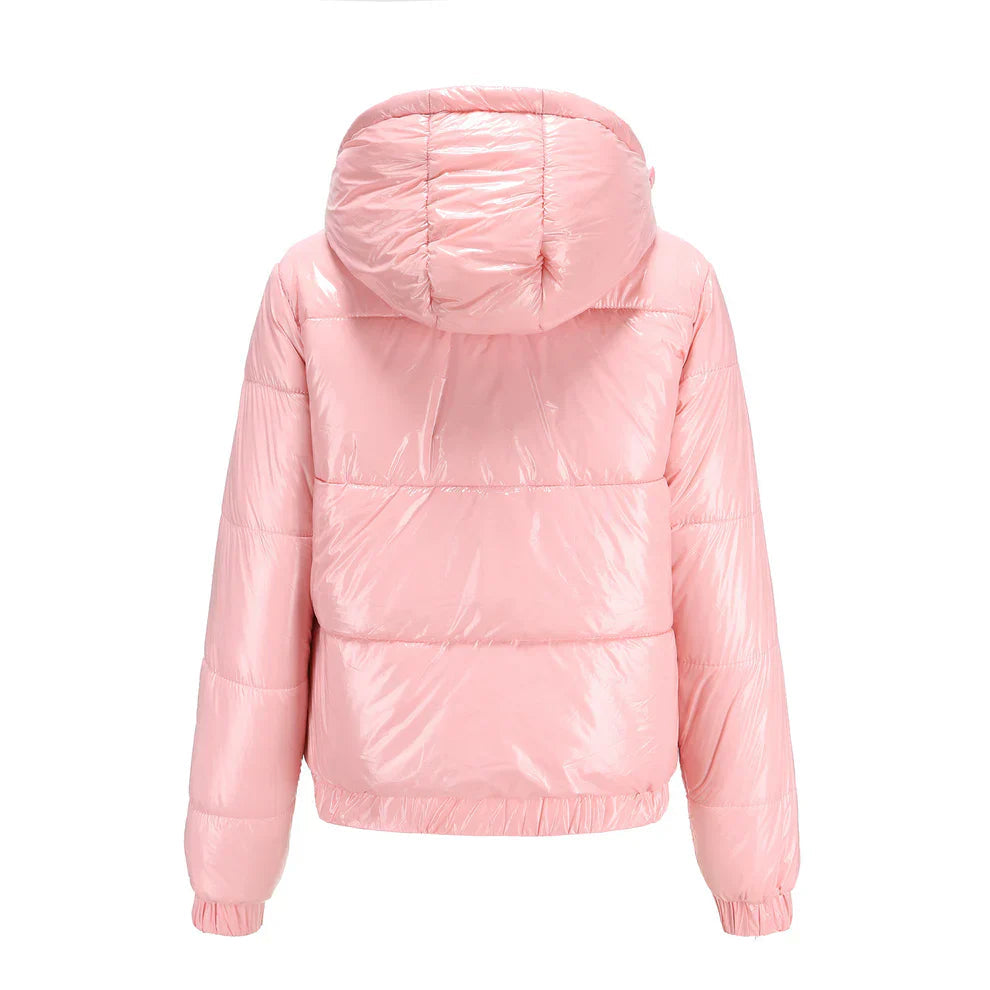 CRIMSON BLUE PUFFER JACKET