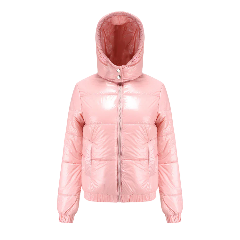 CRIMSON RED PUFFER JACKET