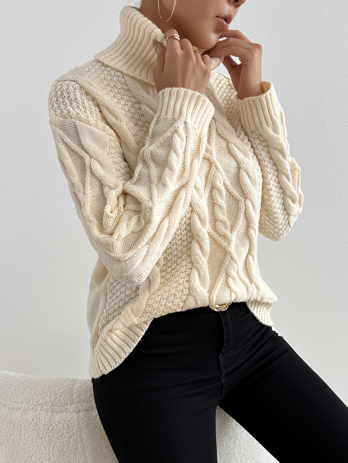Evelyn Cable Knit