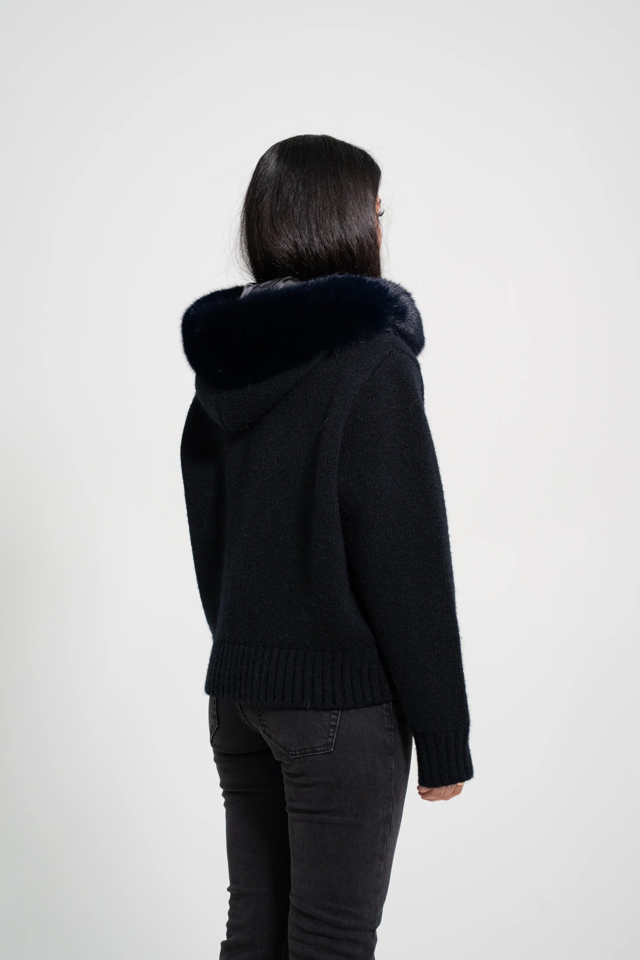 FUR JACKET-BEIGE