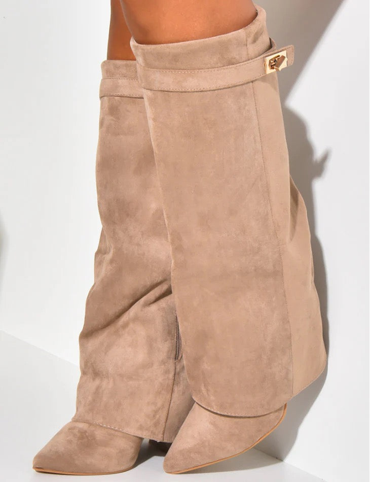 SUEDE SCHUH-BRAUN