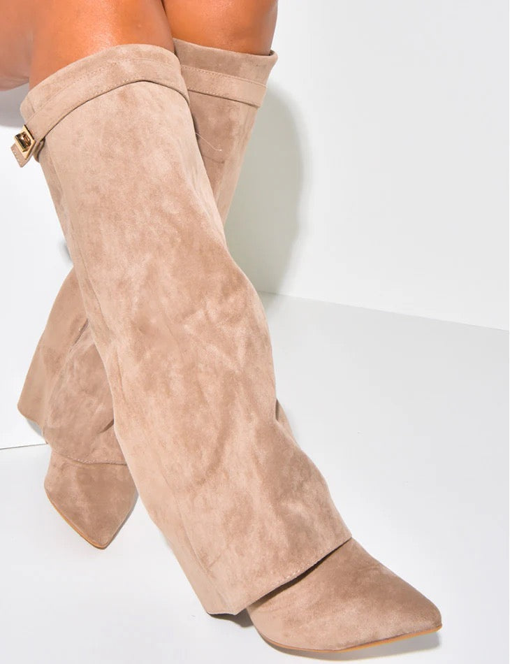 SUEDE SCHUH-BRAUN