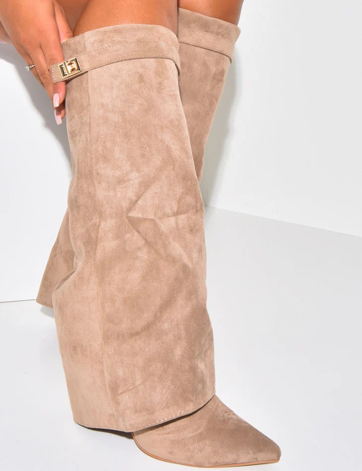 SUEDE SCHUH-BRAUN