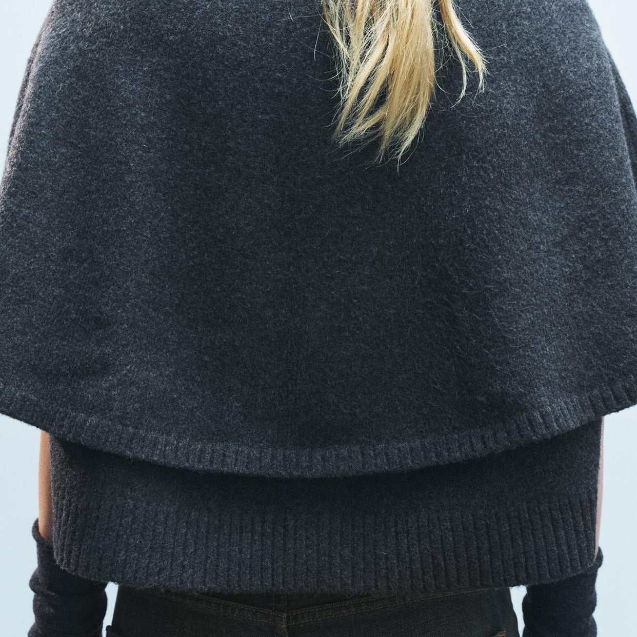 CAPE CARDIGAN SWEATER