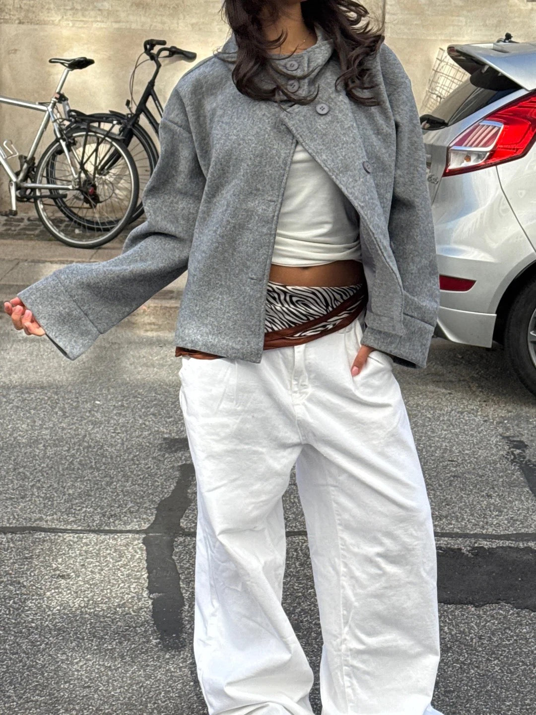 Isola High Neck Coat