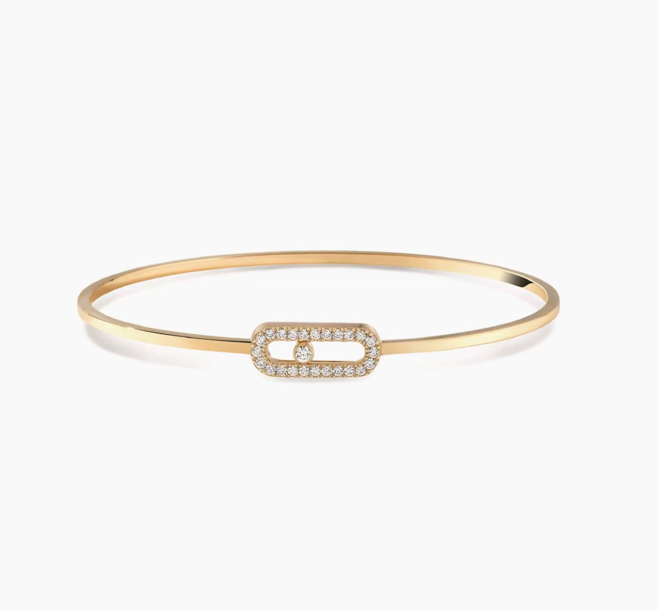 Mollyanne Bangle (silver & gold & rose gold)