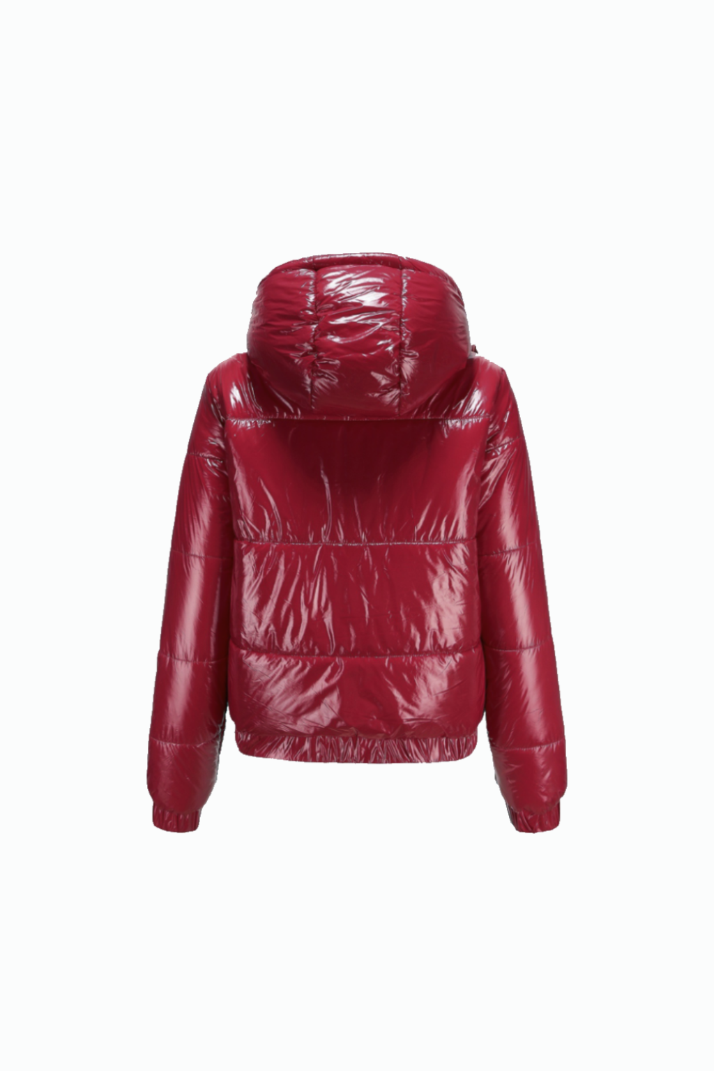 CRIMSON RED PUFFER JACKET