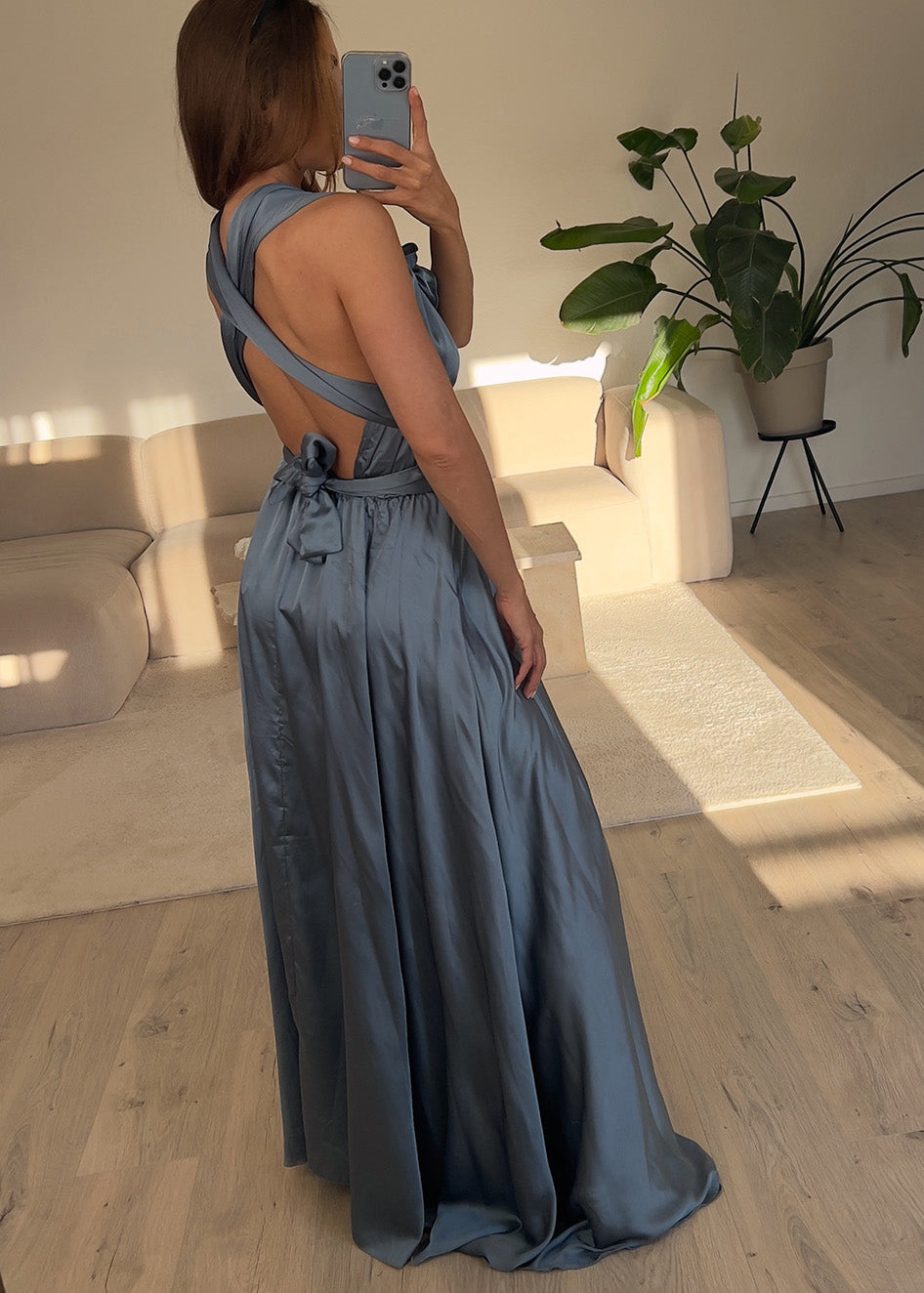 Wickelbares Abendkleid