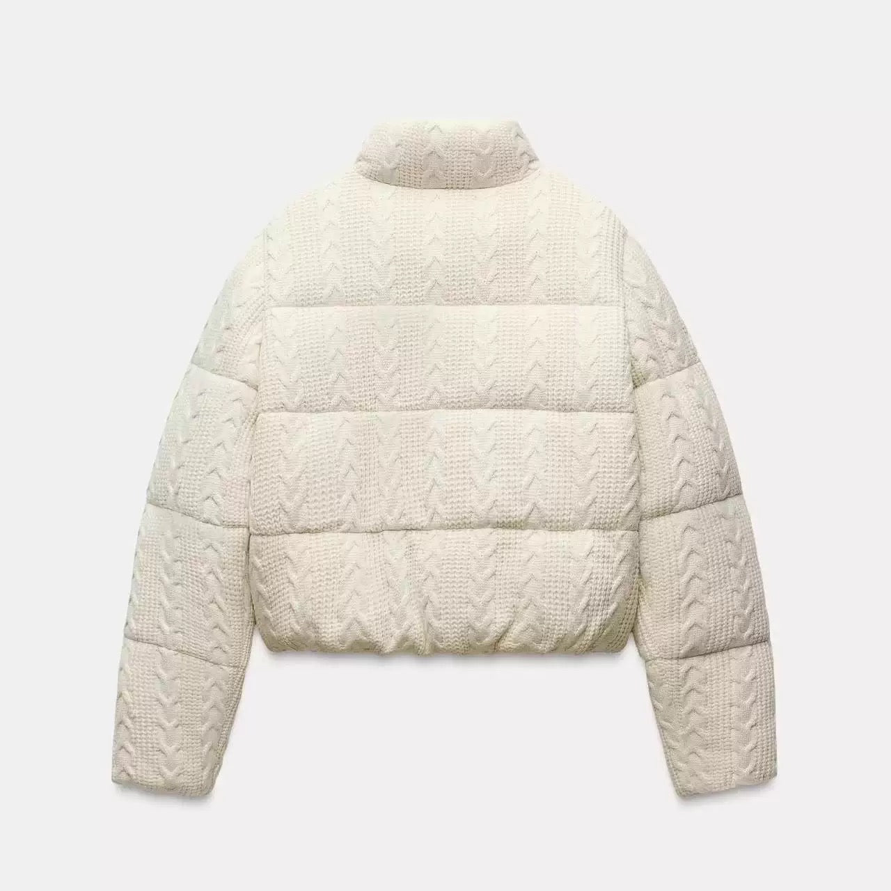 White Pufferjacke