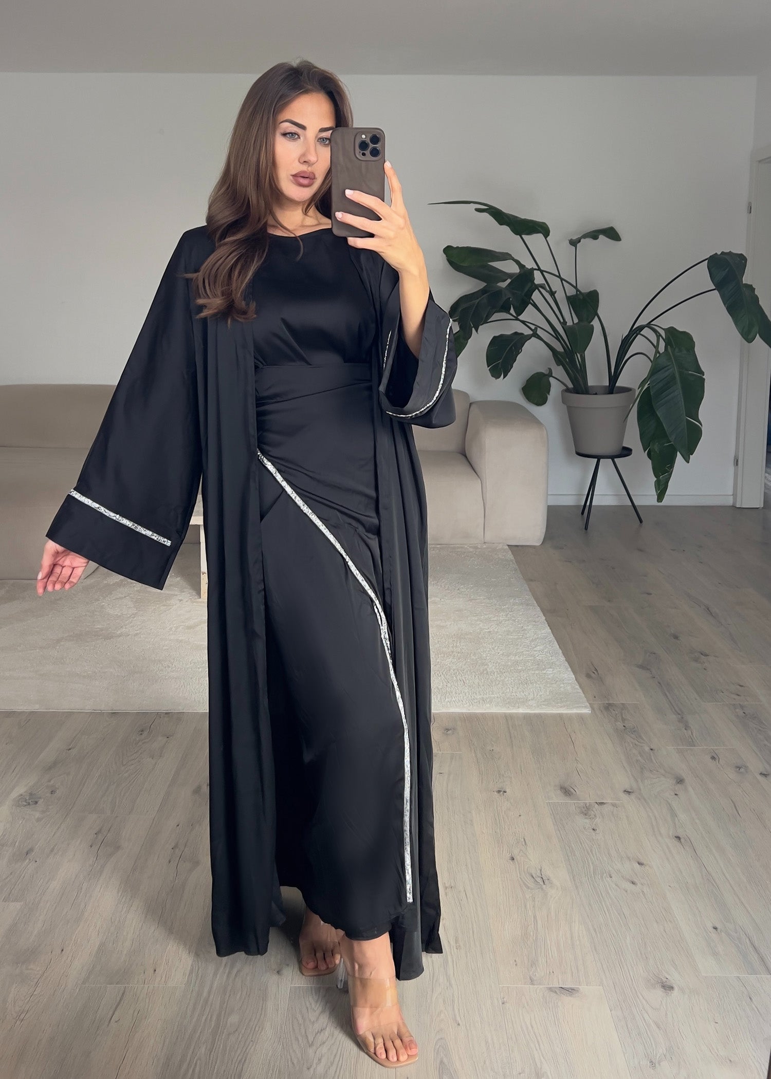 Zweiteiliges Kaftankleid