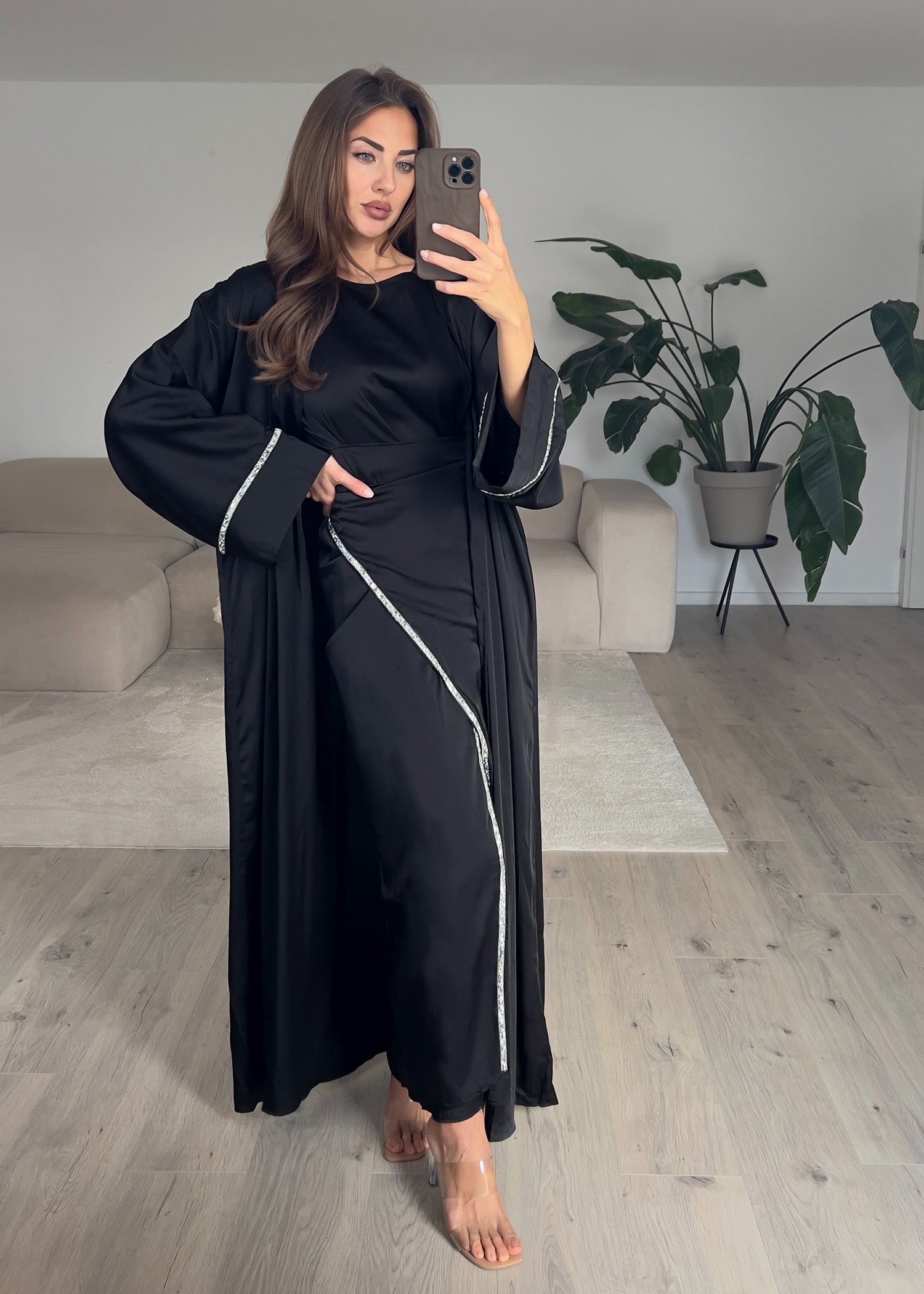 Zweiteiliges Kaftankleid