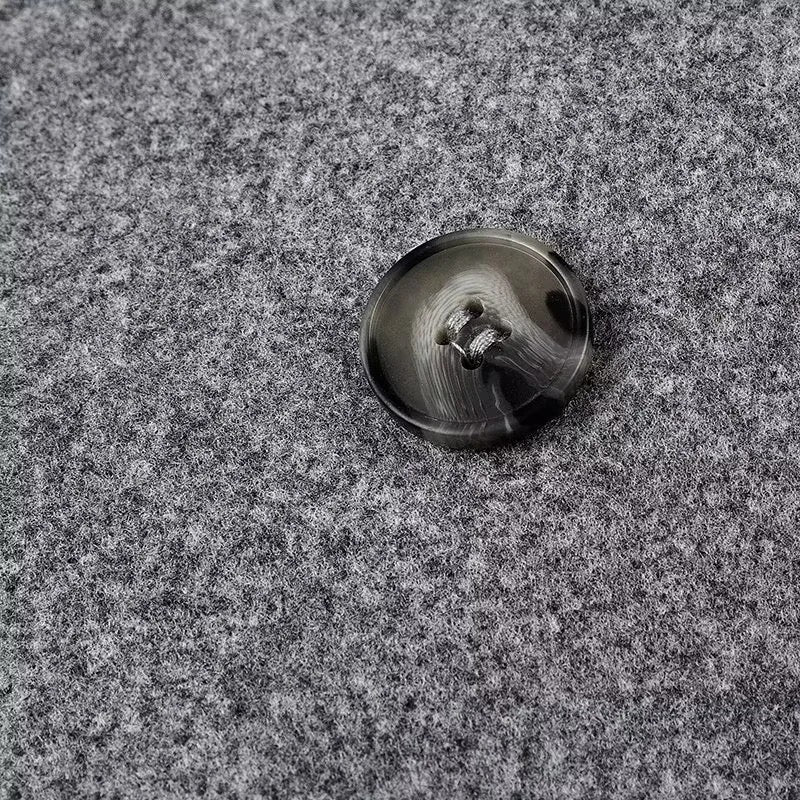 Wollmantel Grau Lang