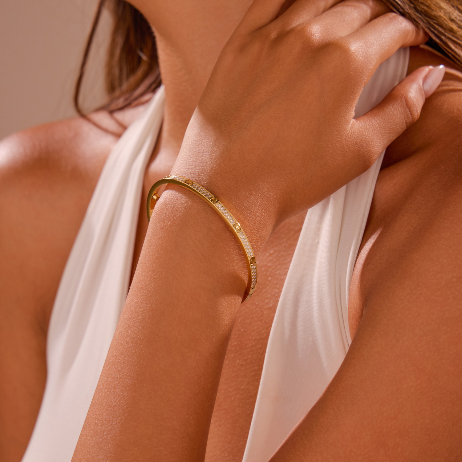 Love Diamond Armband - Dünn