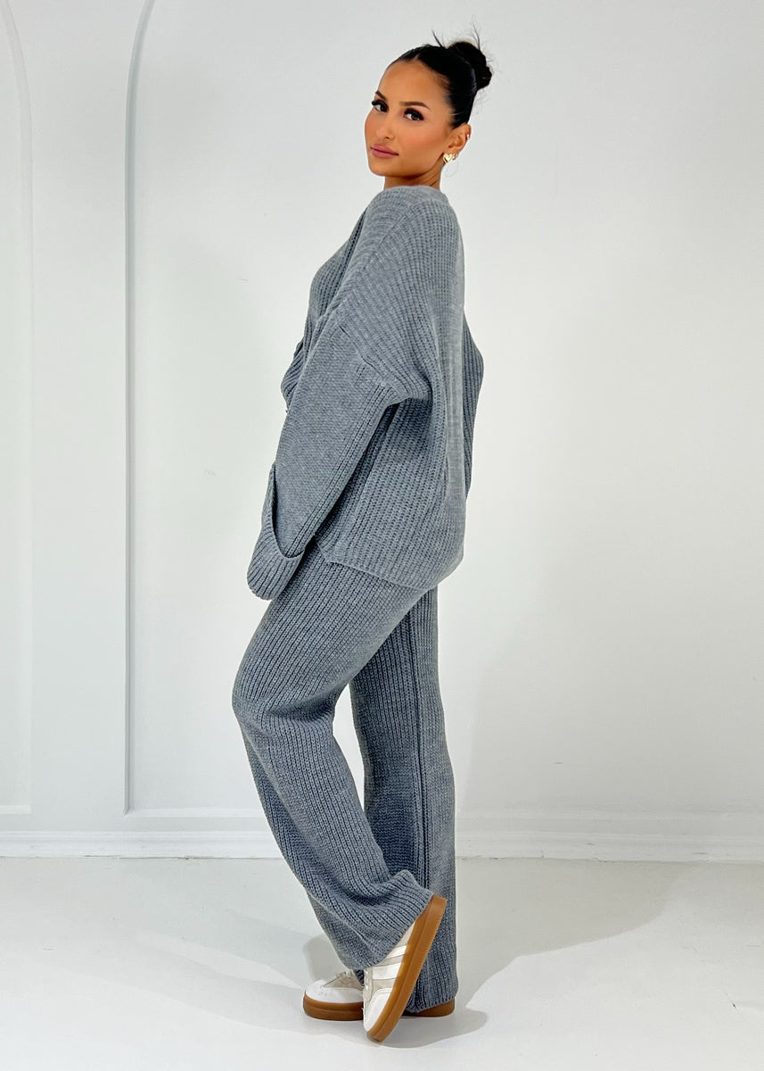 Oversize Strickset mit weiten Ärmeln