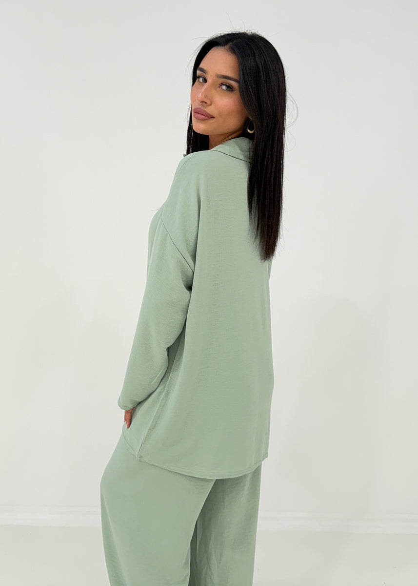 2-teiliges Set mit Kragen