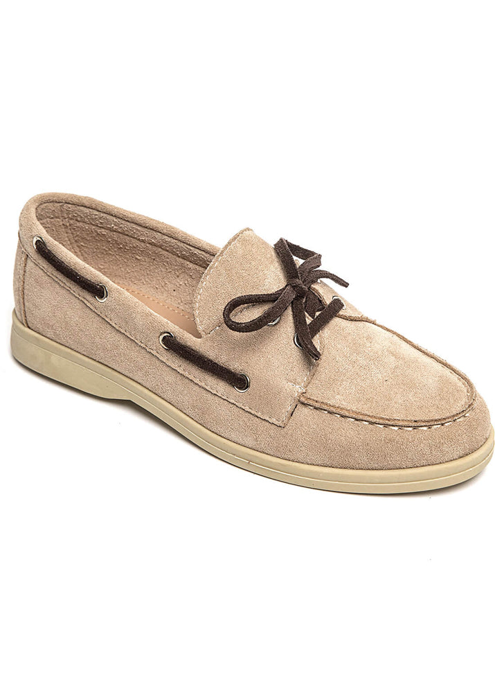 Bootsschuhe aus Wildlederoptik