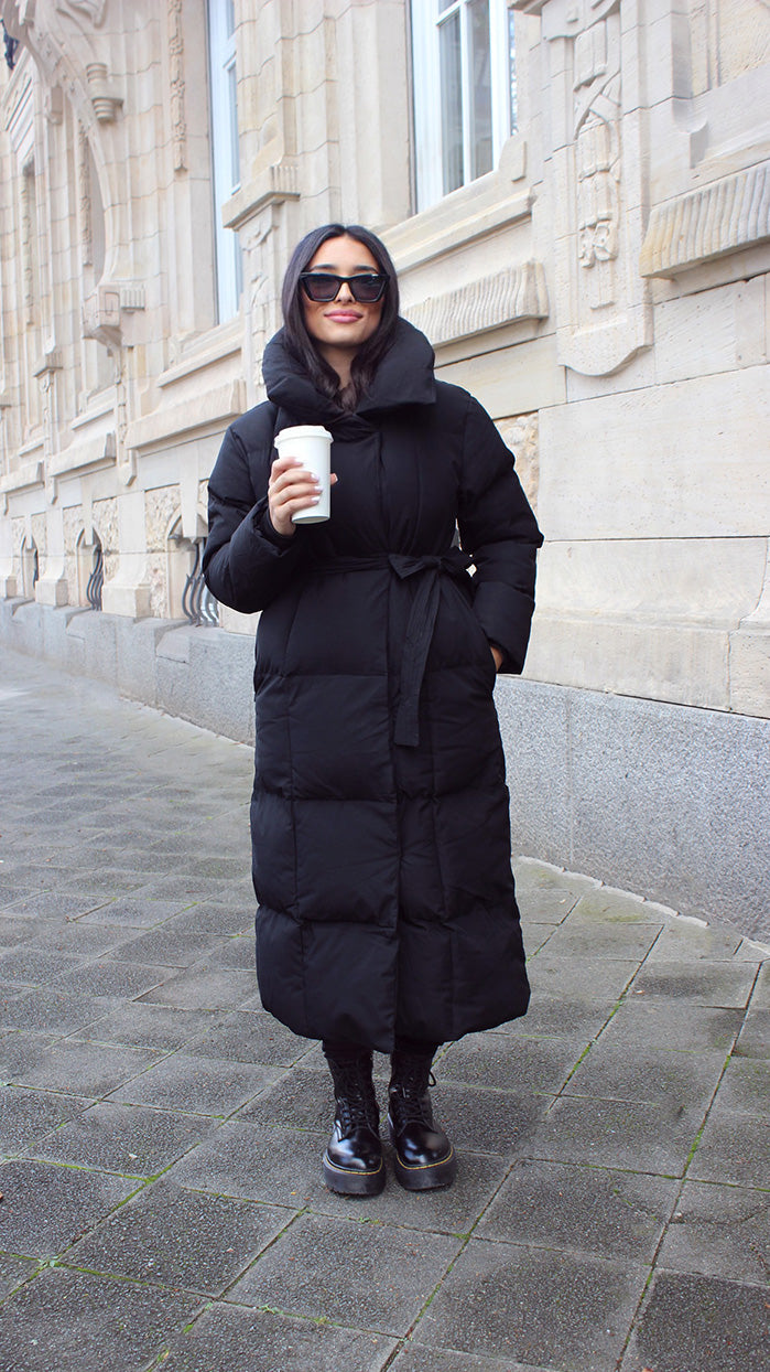 Lange Winterjacke