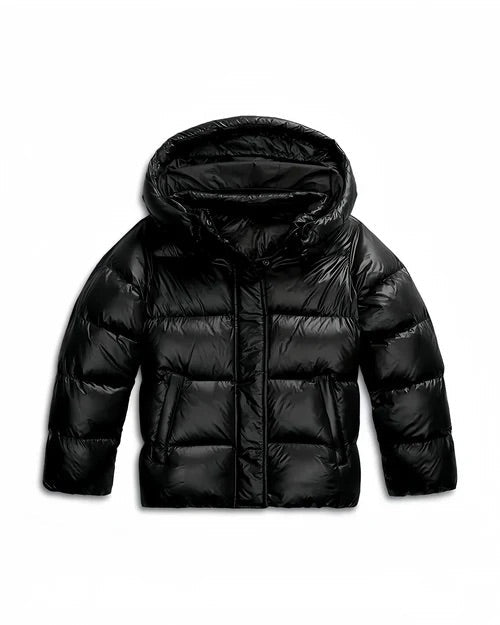 VELORA BLACK PUFFER JACKET