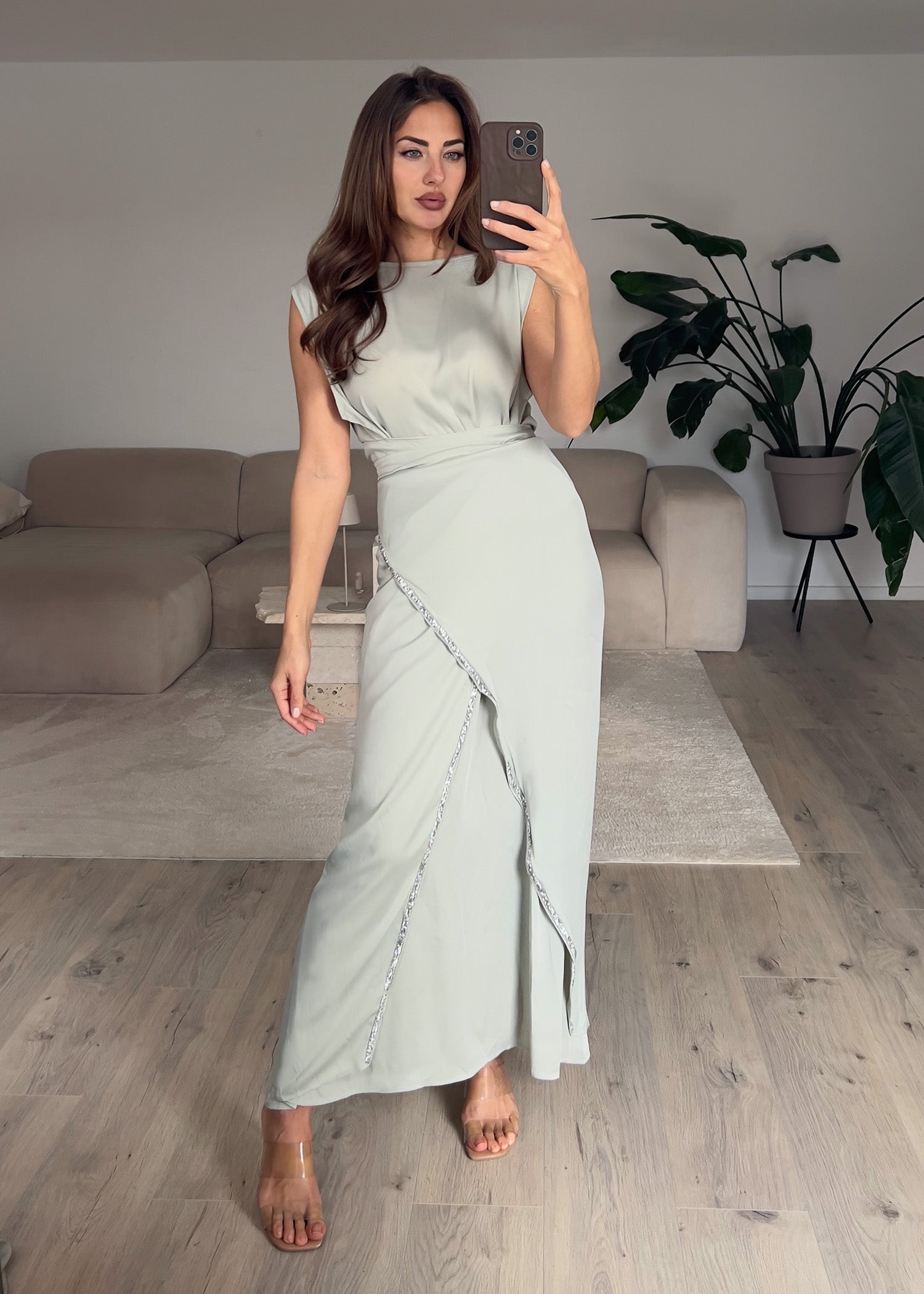 Zweiteiliges Kaftankleid