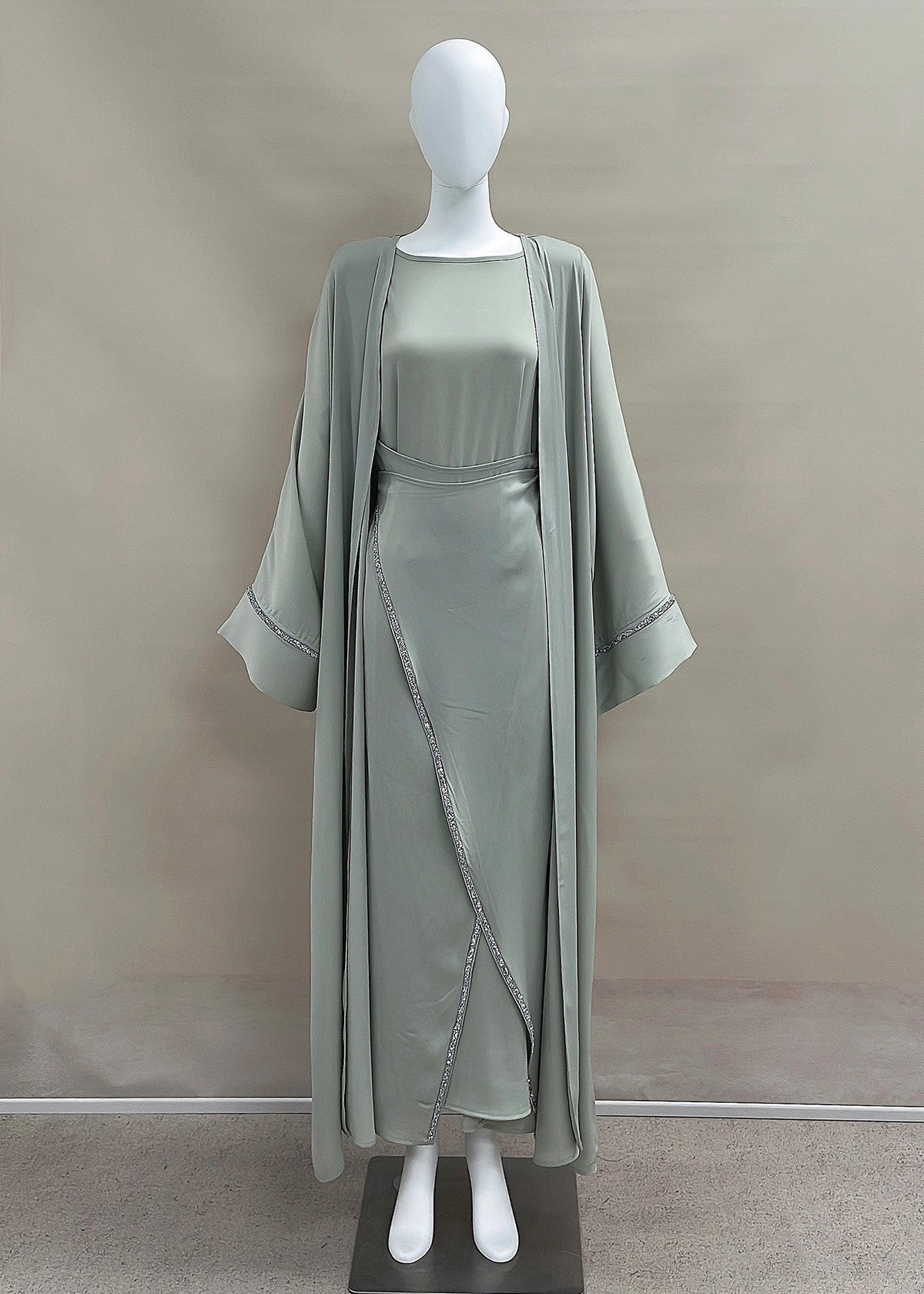 Zweiteiliges Kaftankleid