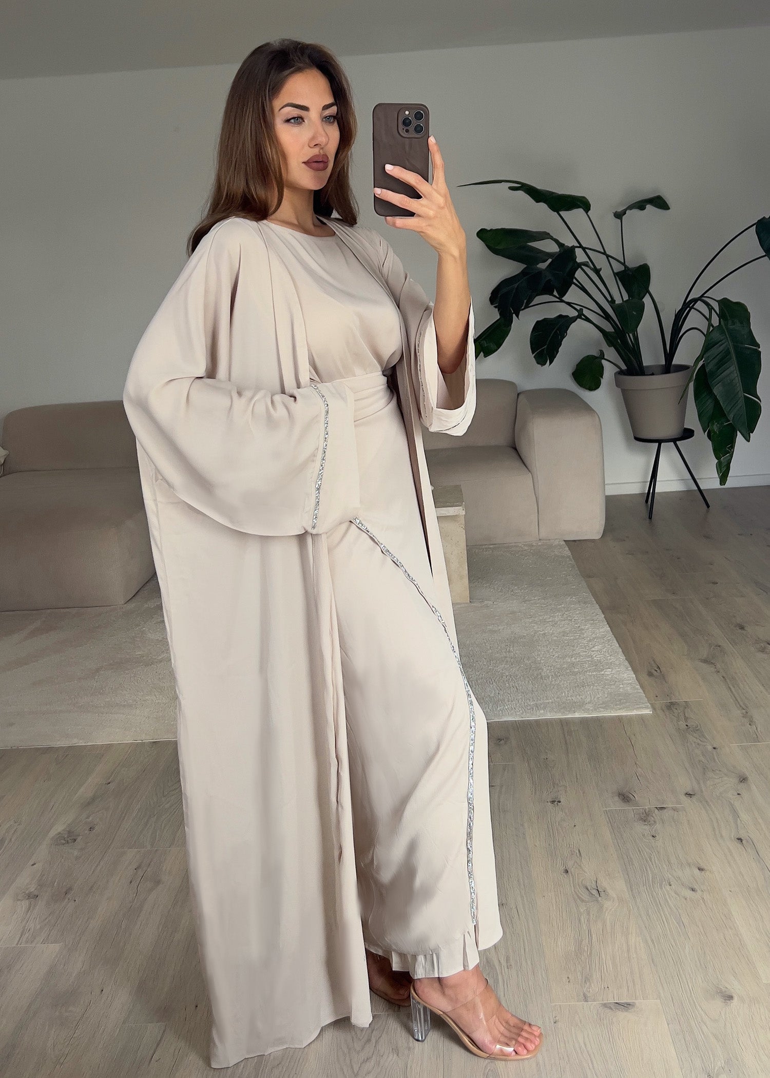 Zweiteiliges Kaftankleid