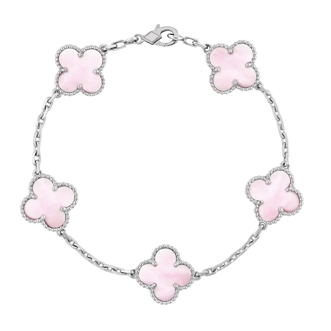 Kleeblatt Schwarz Silber