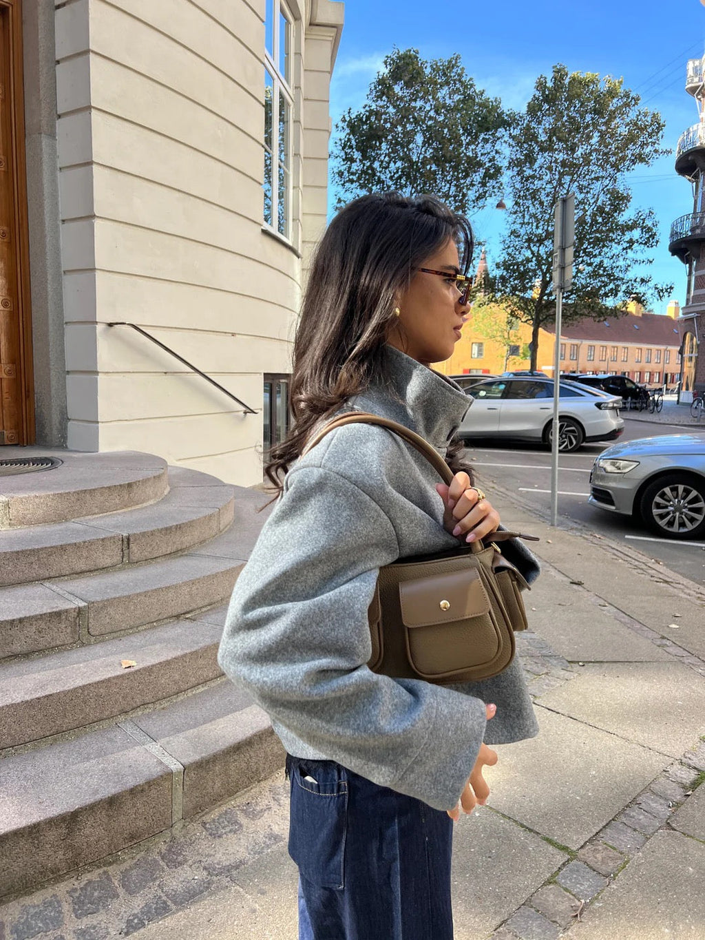 HIGH NECK TRENCHCOAT