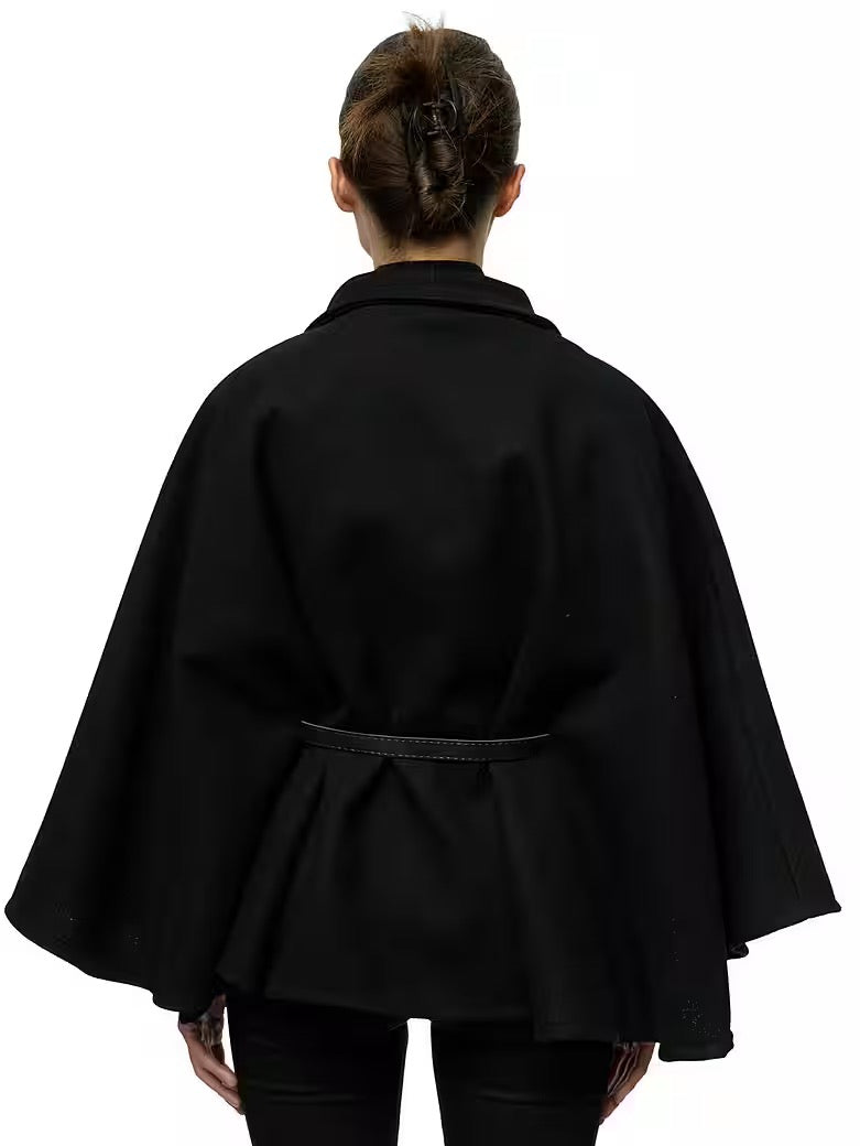 BELTED PONCHO