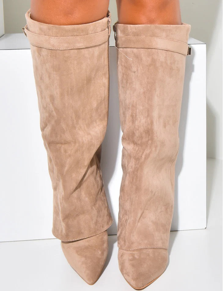SUEDE SCHUH-BRAUN