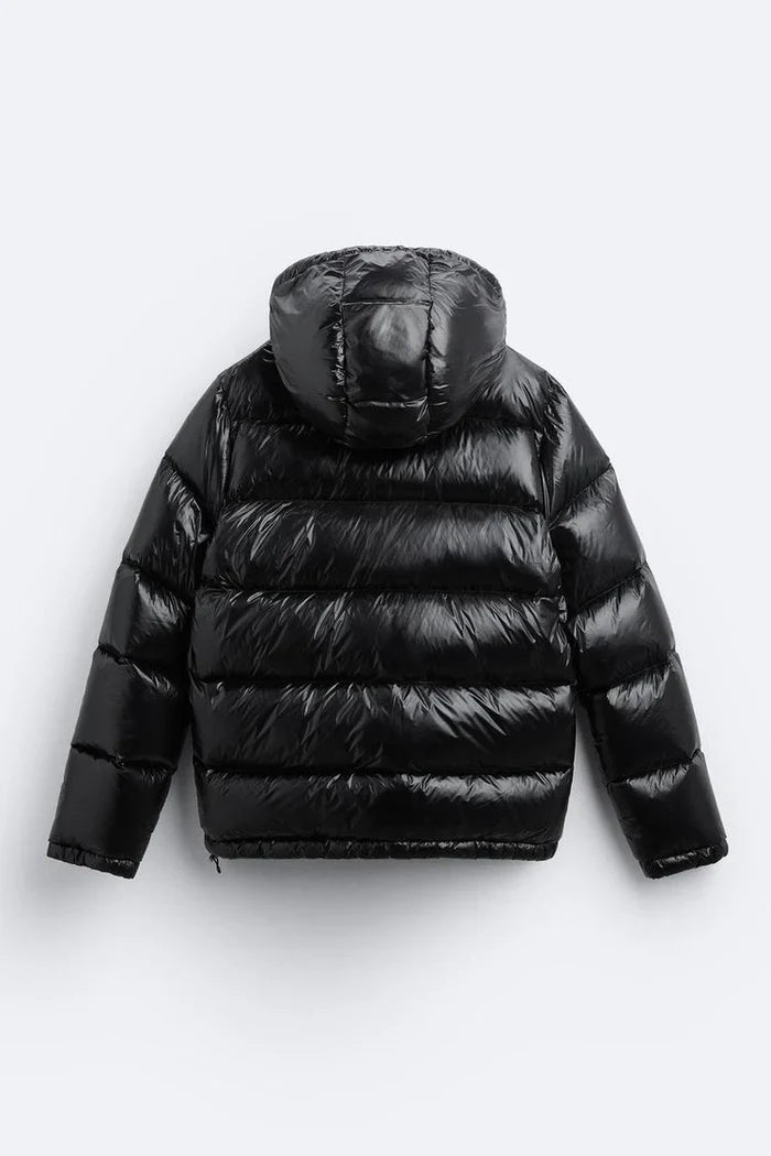 CALESTE BLACK PUFFER JACKET