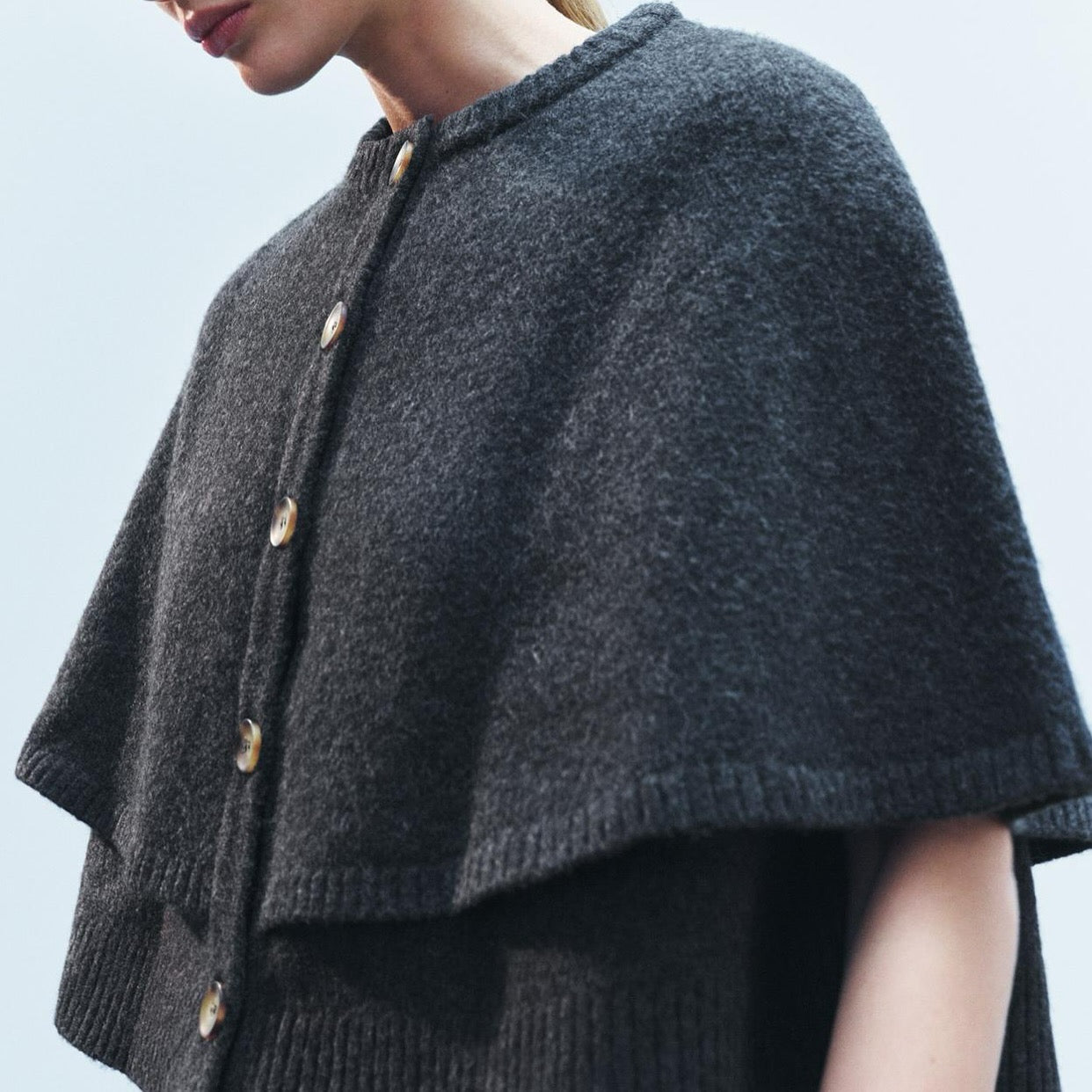 CAPE CARDIGAN SWEATER