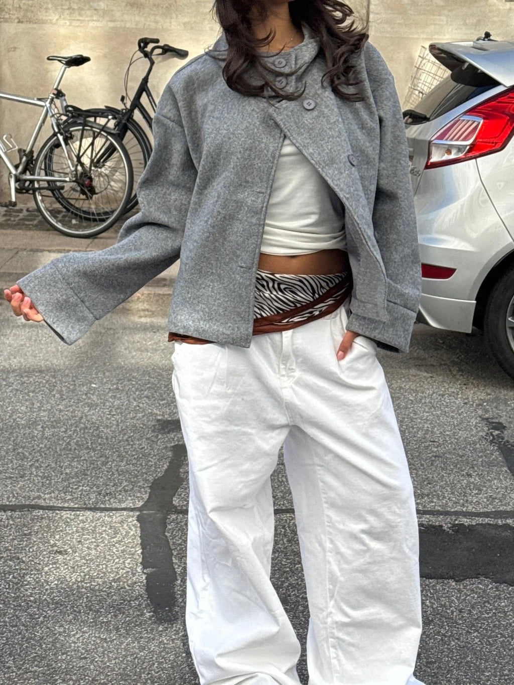 HIGH NECK TRENCHCOAT