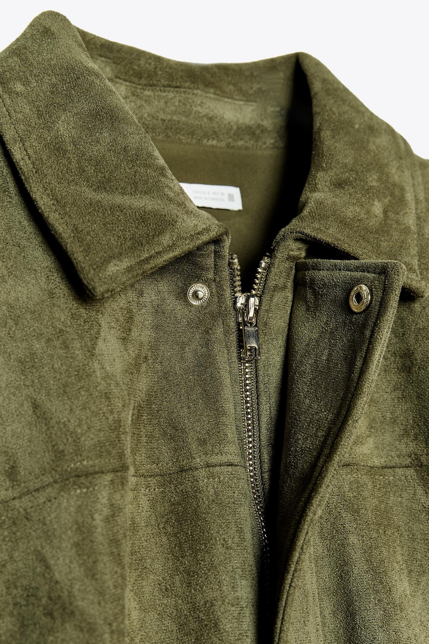 BOMBERJACKE IN WILDLEDEROPTIK