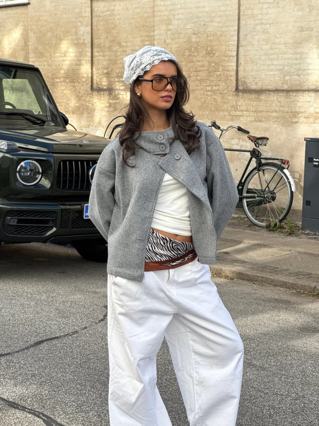 Isola High Neck Coat