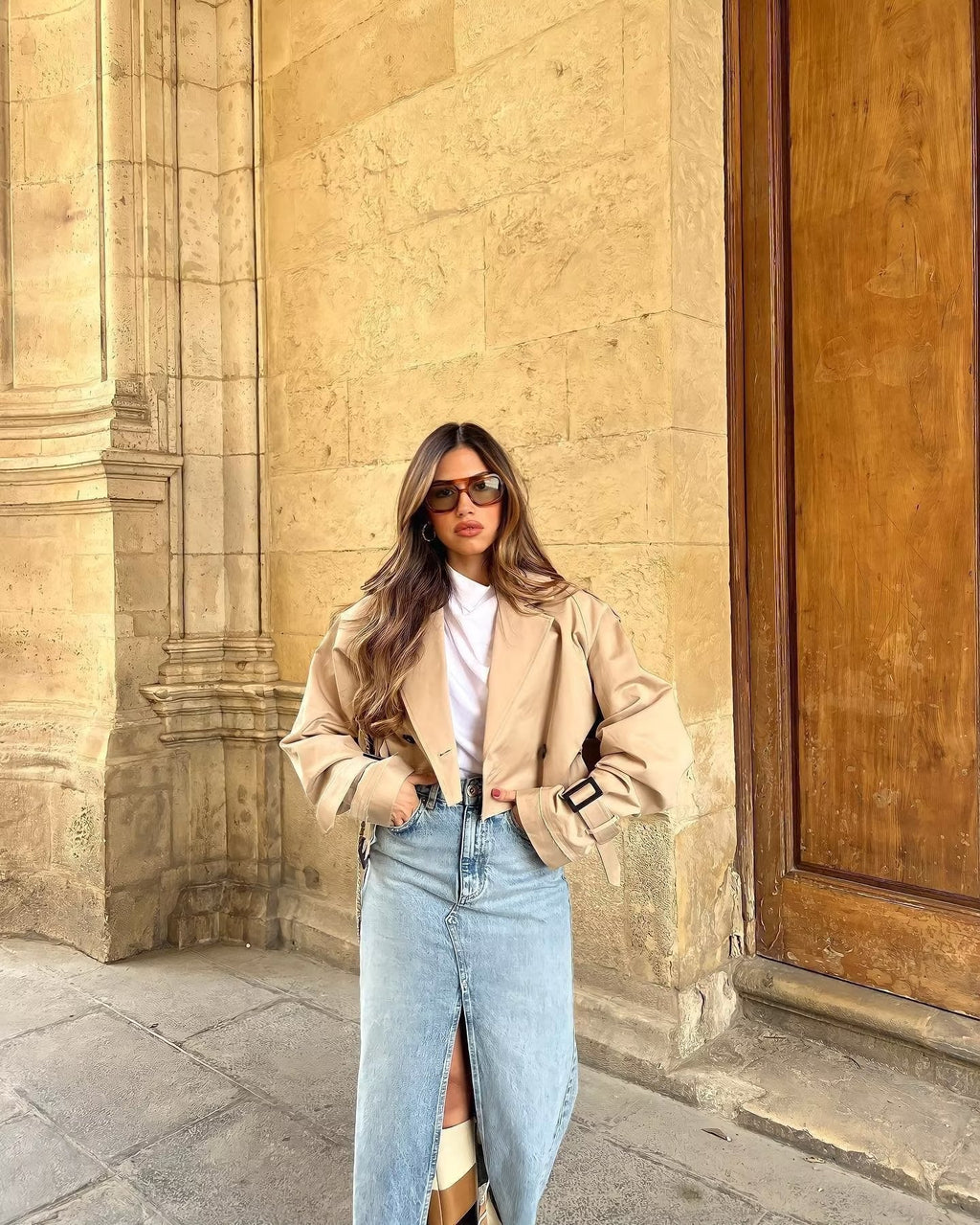Cropped Trenchcoat