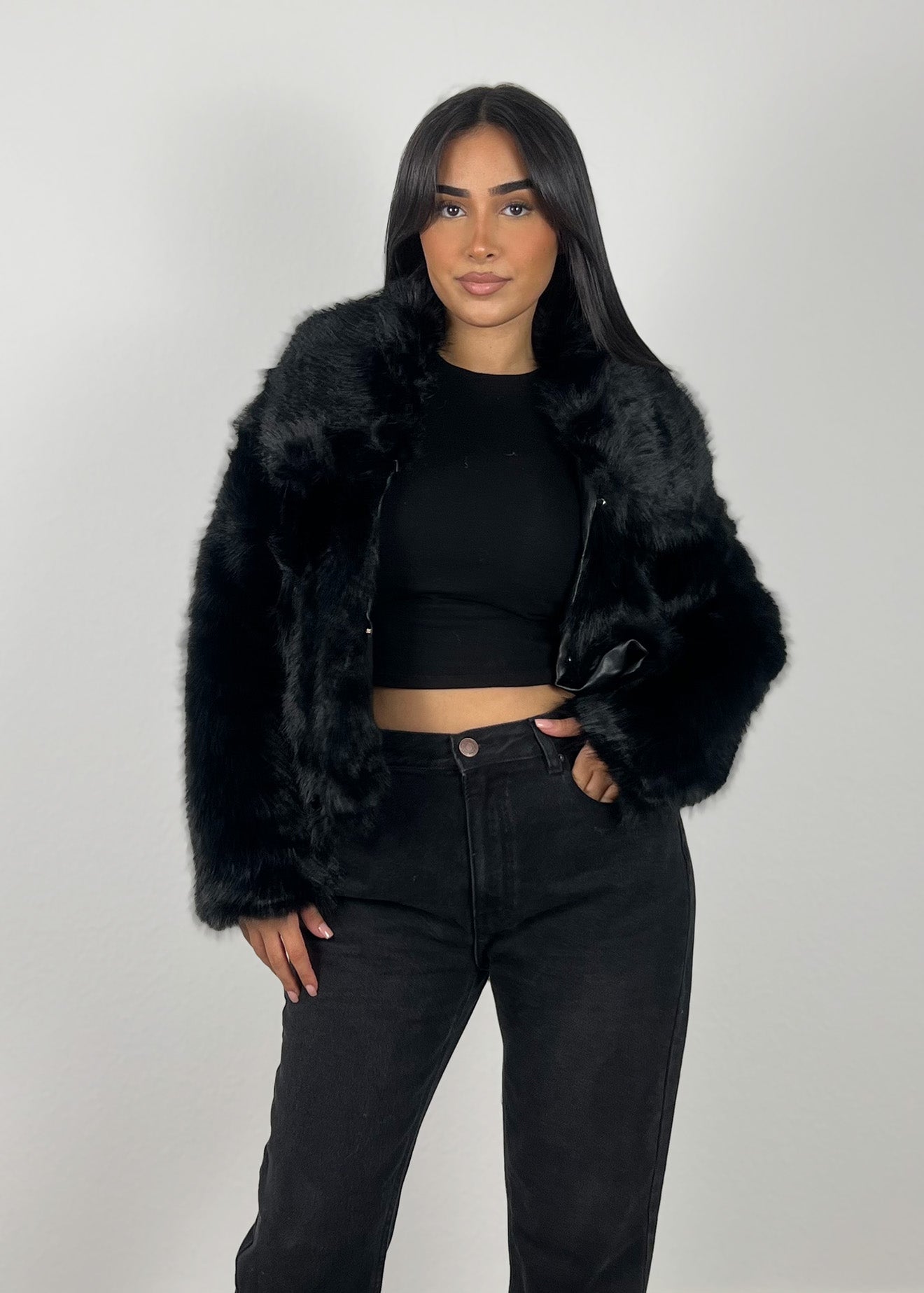 Faux Fur Jacke