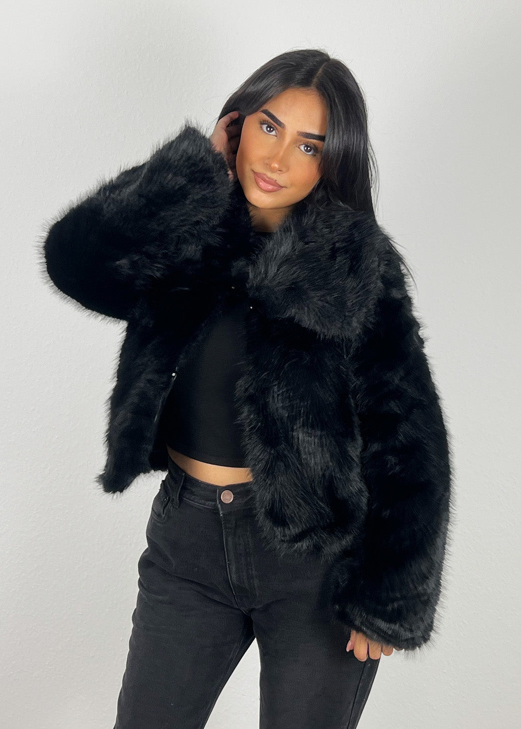 Faux Fur Jacke