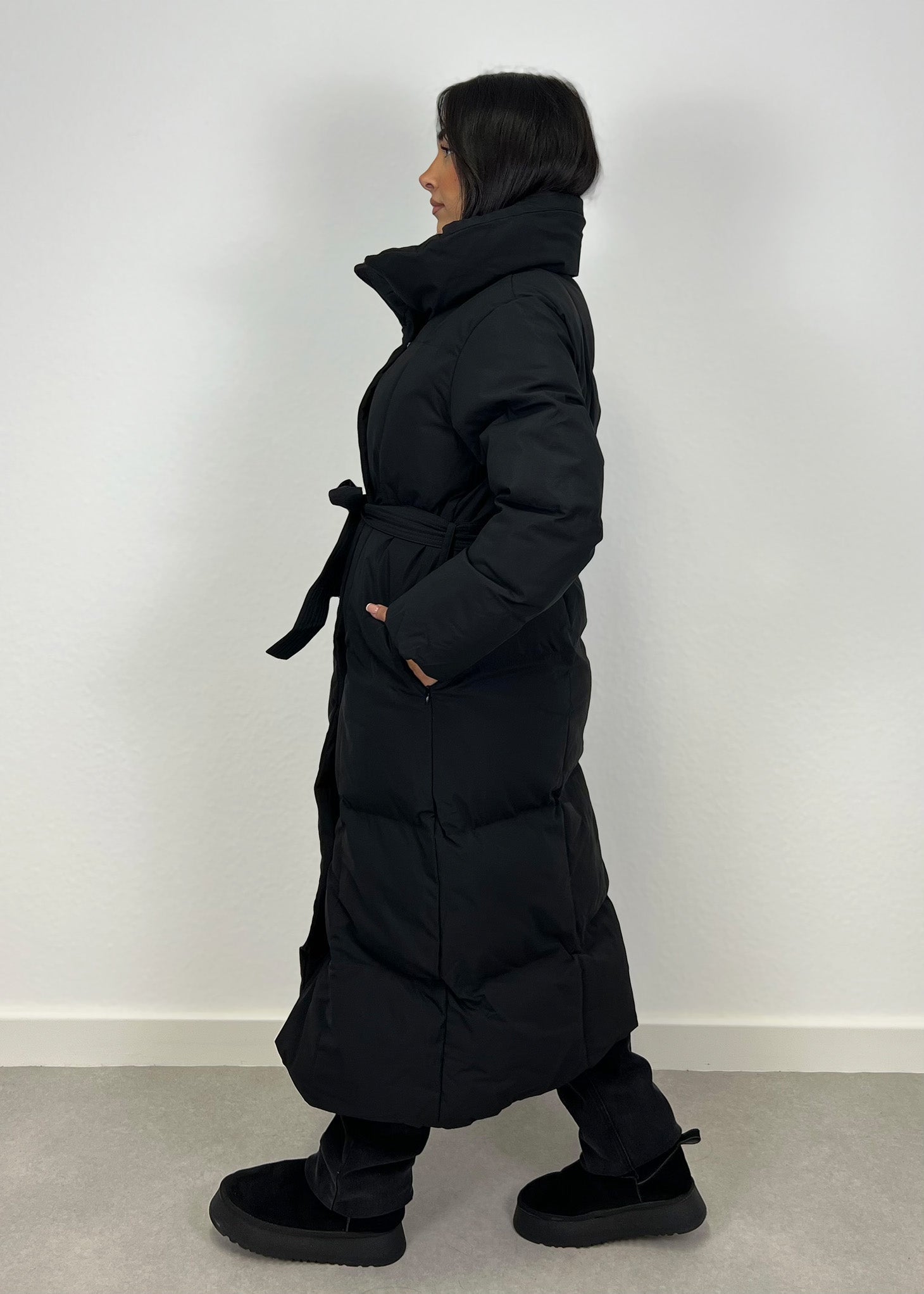 Lange Winterjacke