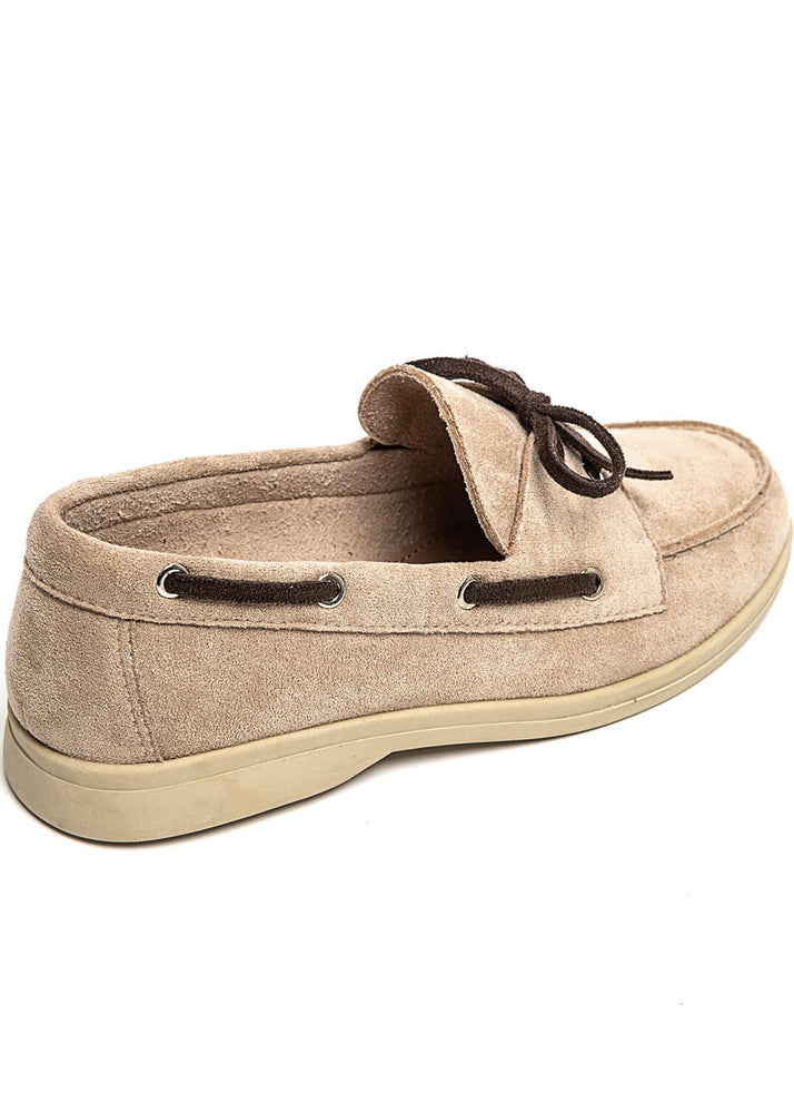 Bootsschuhe aus Wildlederoptik