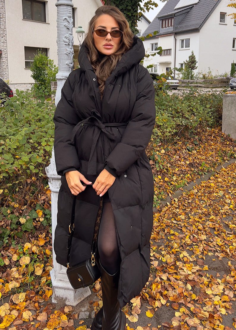 Winterjacke mit Kapuze