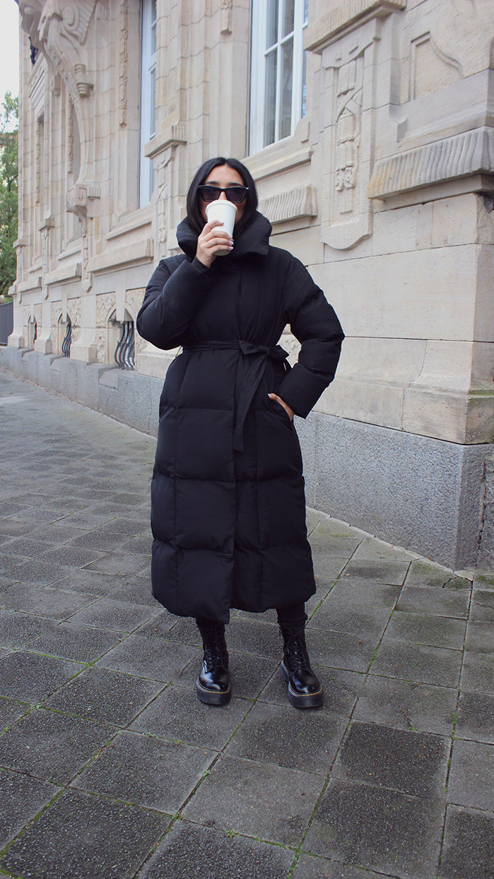 Lange Winterjacke