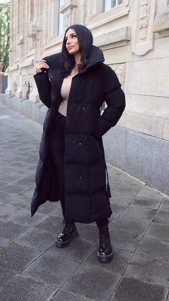 Lange Winterjacke