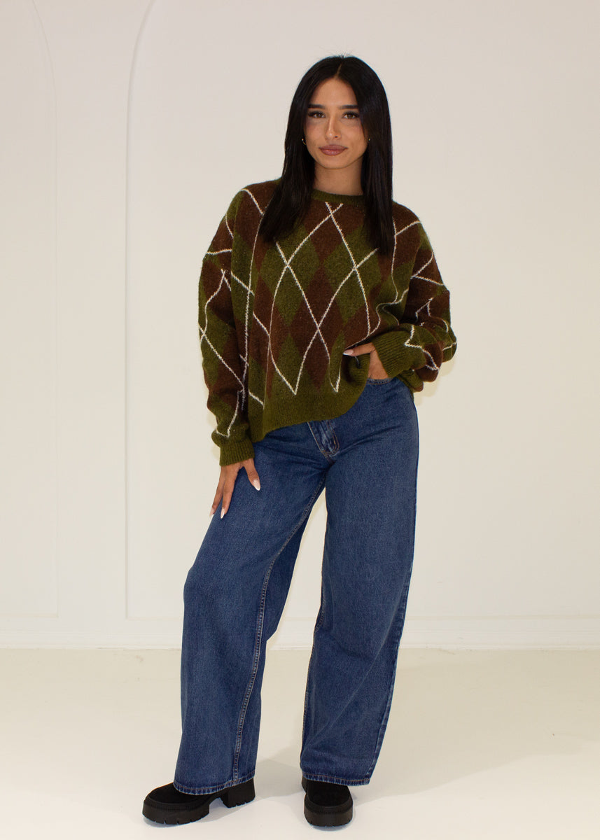 Pullover mit Karomuster