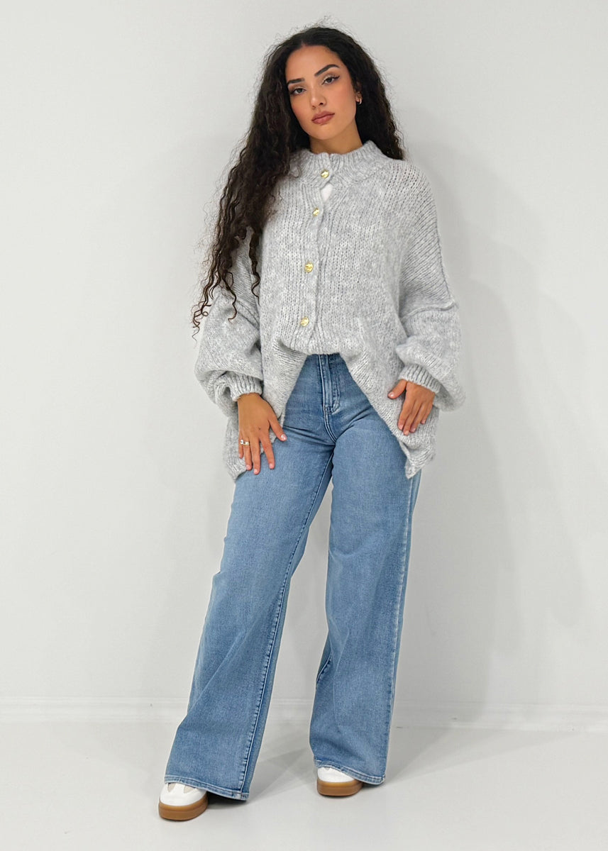 Oversize Strickjacke